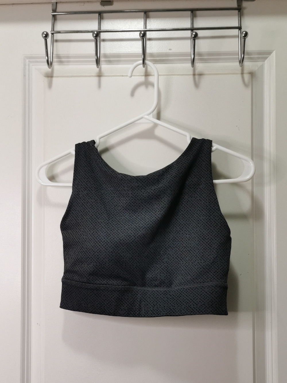 Lole Grey and‎ Black Crop Tank